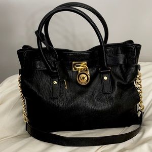 Michael Kors Hamilton soft leather handbag